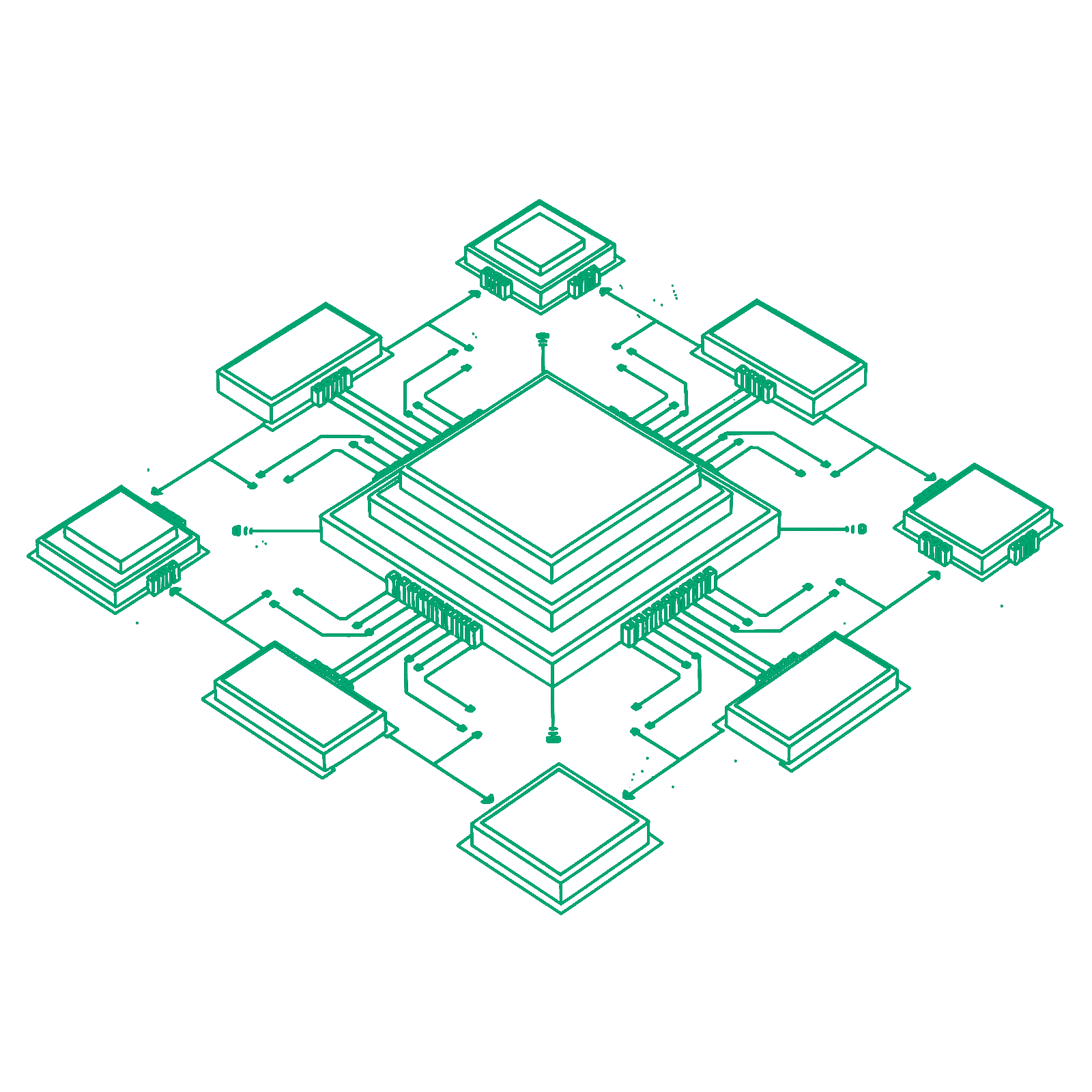 Rede neural, chip e integrações